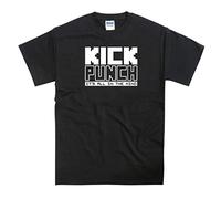 Kick Punch All in The Mind Parappa Inspired Mens T-Shirt Black Small