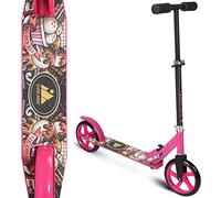 Kick Scooter Foldable, EVOLAND Adjustable Height 2 Wheels Scooter