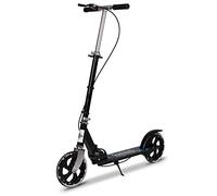 Kick Scooter for Adults, Foldable Adult Scooter Adjustable Handlebar Push Scooters with Kickstand, Dual Brake System 200mm Wheels ABEC-7 Bearings for Boys Girls Adults Teens Ages 8 9 10 11 12+ Gift