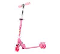 Kick Scooter for Kids,2 Wheel LED Lighted Wheels | Folding Scooters with Adjustable Height,for Outdoor Sports Ride Park Travel Camping Birthday Holiday Boys Teens Aged 3-10