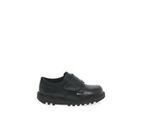 'Kick Scuff Lo' Infant Rip Tape School Shoes Kickers Black Infant 11