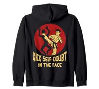 Kick Self-Doubt Karate Martial Arts Instructor Taekwondo Zip Hoodie