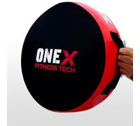 Kick Shield Muay Thai Kickboxing Heavy Round Kicking Striking Body Pad, Punching Foot Target MMA Boxing Training Padded Handles Martial Arts Karate Taekwondo