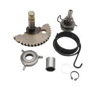 Kick Start Gear Kit with Spring and Idle Gear Shaft for GY6 50cc 60cc 80cc 139QMB Engine - Compatible with Select Mopeds