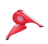 Kick Target Pad Taekwondo Double Kick Pad PU Kicking Targets Training Paddles for Kickboxing Karate Training Red 2PCS Target