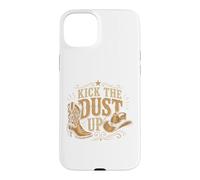 Kick The Dust Up Country Line Dancing Cowboy Cowgirl Western Case for iPhone 15 Plus