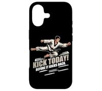 KICK TODAY BEFORE IT KICKS BACK Case for iPhone 17