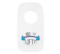 Kickass Tees Bro Do You Even Lift 1 Baby Bib One Size White