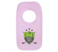 Kickass Tees Daddy's Little Caddy 1 Baby Bib One Size Pink Funny Joke Golfing Dad New Baby Boy Gift