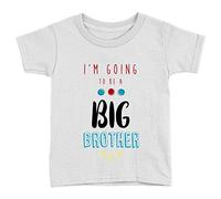 Kickass Tees Going to Be a Big Brother Kids T-Shirt 5-6yrs White New Brother Gift Cute Present Top