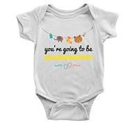 Kickass Tees Going to Be Grandparents Babygrow 3-6m White Cute Sweet Announcement New Baby