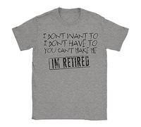 Kickass Tees I'm Retired T-Shirt OAP Old Funny Leaving Retirement Pension Funny Gift Birthday, Sports Grey, XL