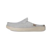 Kickback Barbeach Men’s Canvas Mule Shoes - Casual Slip-On Summer Loafers with Anti-Slip Sole and Leather-Lined Comfort Insole - Comfortable Shoes for Beach, Travel & Everyday Wear - Oat, UK 10