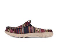 Kickback Chaise Classic Men’s Backless Mules - Casual Slip-On Canvas Clogs for Men - Comfortable Indoor & Outdoor Summer, Beach and Travel Shoes with Anti-Slip Sole - Hacky Sack Black, UK 14