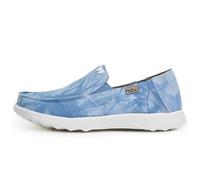 Kickback Couch 2.0 Men’s Canvas Slip On Loafers - Lightweight Casual Summer, Travel & Beach Shoes with Anti-Slip Sole - Relaxed Comfortable Fit for All Day Comfort - Washed Out Blue, UK 11