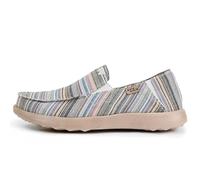 Kickback Couch 2.0 Men's Canvas Slip On Loafers - Lightweight Casual Summer, Travel & Beach Shoes with Anti-Slip Sole - Relaxed Comfortable Fit for All Day Comfort - Pastel Stripe, UK 11