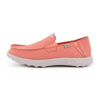 Kickback Couch 2.0 - Mens Loafers - Colour Salmon - Canvas Convertible Slip On Casual Men's Shoes - Canvas, Print or Heavy Weave Canvas Uppers - Leather Lined Removable Insoles - Size UK 11
