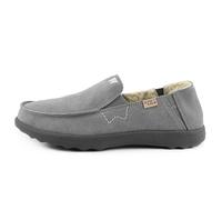 Kickback Couch 2.0 Suede - Men's Convertible Suede Loafers, Lightweight Slip-On or Slide-in Shoes with Wool Lining, Cushioned Outsole & Removable Foam Insoles - Colour Woolie Charcoal - Size UK 10