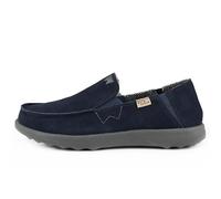 Kickback Couch 2.0 Suede - Mens Loafers - Colour Navy - Lightweight Convertible Suede Slip On Mens Shoes - Soft Suede Uppers with Leather Lined Active Foam Removable Insoles - Size UK 10