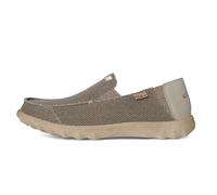 Kickback Couch Classic Men’s Canvas Slip On Loafers - Lightweight Casual Summer, Travel & Beach Shoes with Anti-Slip Sole - Relaxed Comfortable Fit for All Day Comfort - Bruno Brown, UK 9