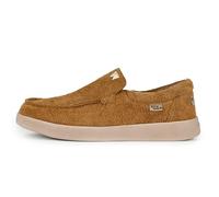 Kickback Don Juan Men’s Suede Slip On Loafers - Smart Casual Shoes with Premium Leather Lined Interior - Cushioned Comfortable Fit for Evenings Out or Everyday Wear - Hairy Suede, UK 11