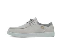 Kickback Haven Men’s Suede Loafers - Lightweight Comfortable Slip-On Casual Shoes with Elastic Laces, Cushioned Support Sole and Leather Lined Insole - Smart Everyday Footwear - Taupe Suede, UK 11