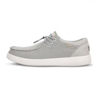 Kickback Haven Shoes - Men's Loafers & Moccasins - Colour Silver Grey - Lightweight, Lace Up & Smart Casual - Mens All Day Comfort Slip On - Size UK 11
