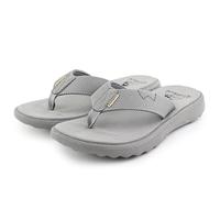Kickback Koloa Flip Flop Sandals - Mens & Ladies Flip Flop Thong - Relaxed Look All Day Comfort - Casual Summer Shoes - Grey - UK 7