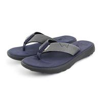 Kickback Koloa Flip Flop Sandals - Mens & Ladies Flip Flops - Relaxed Look All Day Comfort - Casual Summer Shoes - Navy Black - UK 6