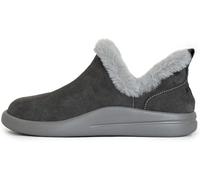 KickBack Shoes Scandi Bootie Womens Faux Fur Lined Suede Slipper - - Size: 3