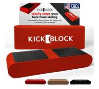 KickBlock Bass Drum Anchor - World's Best Drum Stopper for Creep and Slide Prevention - Ultra-Grip Technology - Lightweight and Portable Accessory - Brick Red