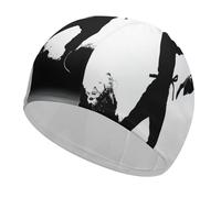 Kickboxing Bathing Cap High Elasticity Swimming Caps Fit Both Long Hair Short Hair Comfortable Large Shower Cap for Drag Reduction and Hair Protection