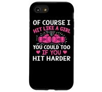 Kickboxing Boxing Class Saying Of Course I Hit Like a Girl Case for iPhone SE (2020) / 7/8