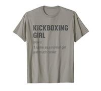 Kickboxing Girl Definition Funny Kickboxer Gift Martial Arts T-Shirt
