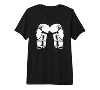 Kickboxing Gloves Pixel Art Sanda Premium T-Shirt