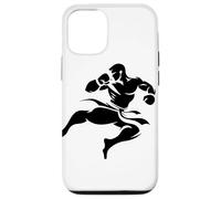 Kickboxing Guy Drawing Taekwondo Case for iPhone 12/12 Pro