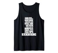 Kickboxing Inspirational Boxing Martial Arts Kickboxer Tank Top