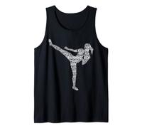 Kickboxing Kickboxer Karate Girls Women Kids Tank Top