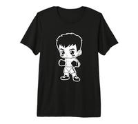 Kickboxing Kid Comic Style Muay Thai Premium T-Shirt