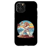 Kickboxing Lion Beach Sunset Jiu-Jitsu Taekwondo Lion Lover Case for iPhone 11 Pro