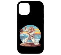 Kickboxing Lion Beach Sunset Jiu-Jitsu Taekwondo Lion Lover Case for iPhone 12/12 Pro