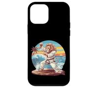 Kickboxing Lion Beach Sunset Jiu-Jitsu Taekwondo Lion Lover Case for iPhone 12 mini