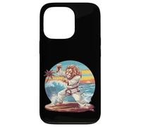 Kickboxing Lion Beach Sunset Jiu-Jitsu Taekwondo Lion Lover Case for iPhone 13 Pro