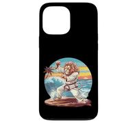 Kickboxing Lion Beach Sunset Jiu-Jitsu Taekwondo Lion Lover Case for iPhone 13 Pro Max