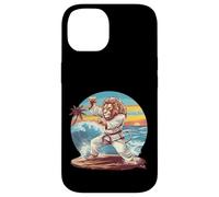 Kickboxing Lion Beach Sunset Jiu-Jitsu Taekwondo Lion Lover Case for iPhone 14