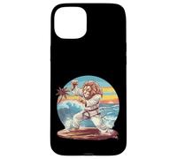 Kickboxing Lion Beach Sunset Jiu-Jitsu Taekwondo Lion Lover Case for iPhone 15 Plus