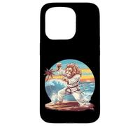 Kickboxing Lion Beach Sunset Jiu-Jitsu Taekwondo Lion Lover Case for iPhone 15 Pro