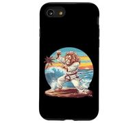 Kickboxing Lion Beach Sunset Jiu-Jitsu Taekwondo Lion Lover Case for iPhone SE (2020) / 7/8