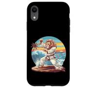 Kickboxing Lion Beach Sunset Jiu-Jitsu Taekwondo Lion Lover Case for iPhone XR