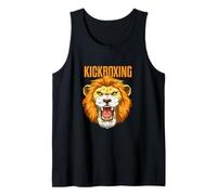 Kickboxing Lion Head Muay Thai MMA Angry Lion Tank Top
